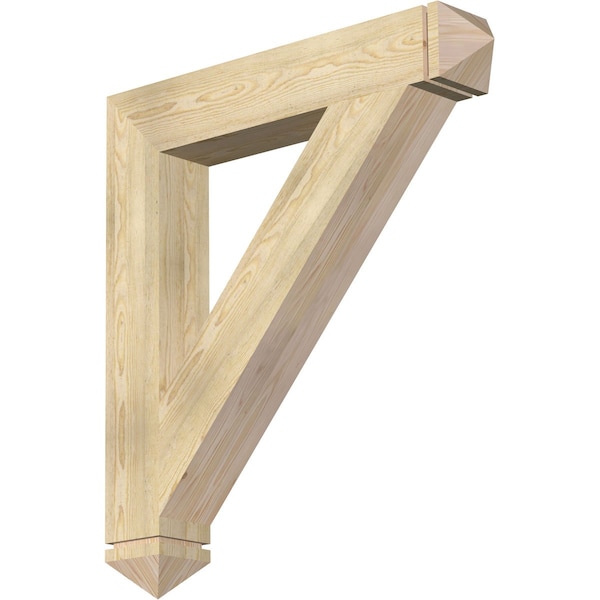 Ekena Millwork Traditional Arts & Crafts Rough Sawn Bracket, Douglas Fir, 6"W x 38"D x 42"H BKT06X38X42TRA03RDF - main